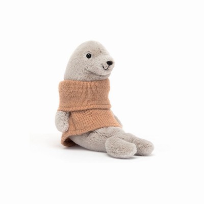 Jellycat Cozy Crew Seal Australia | 790345ZQP